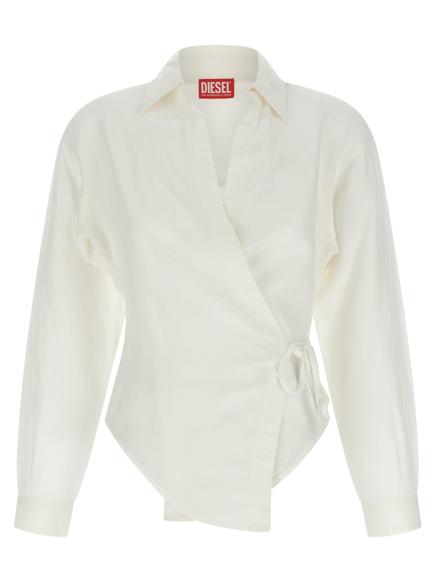 Blusa de modal blanca Diesel