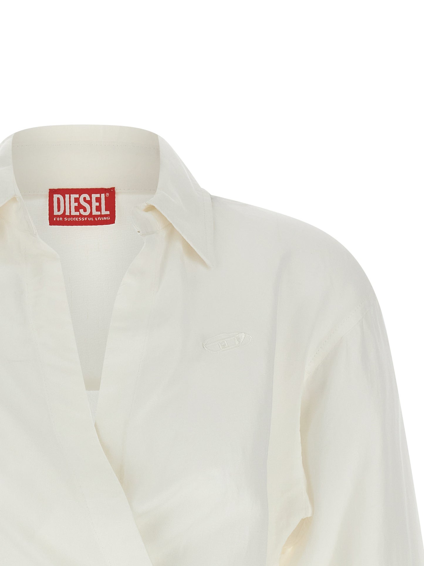 Blusa de modal blanca Diesel
