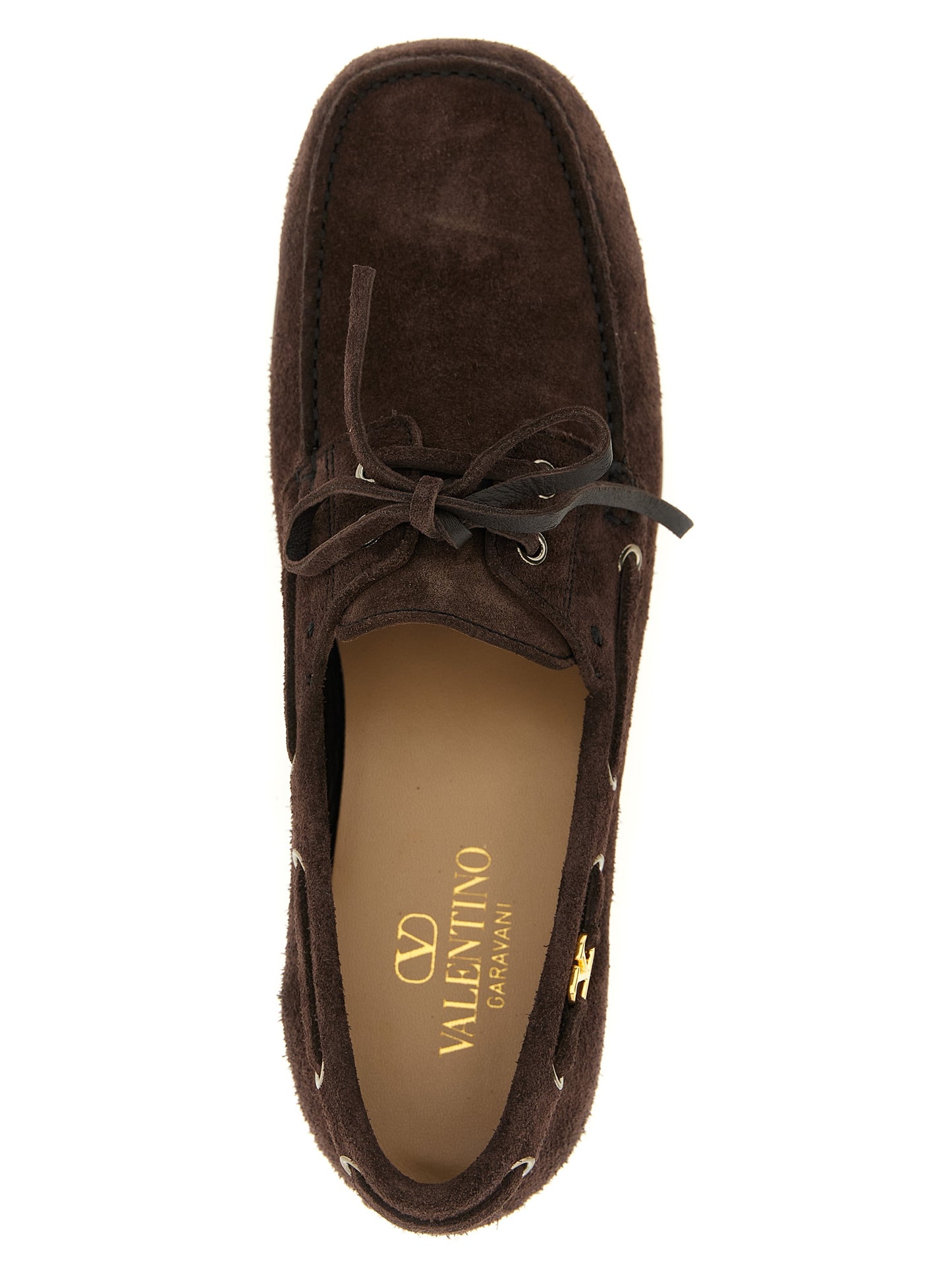 Valentino Garavani Brown Calfskin Loafers