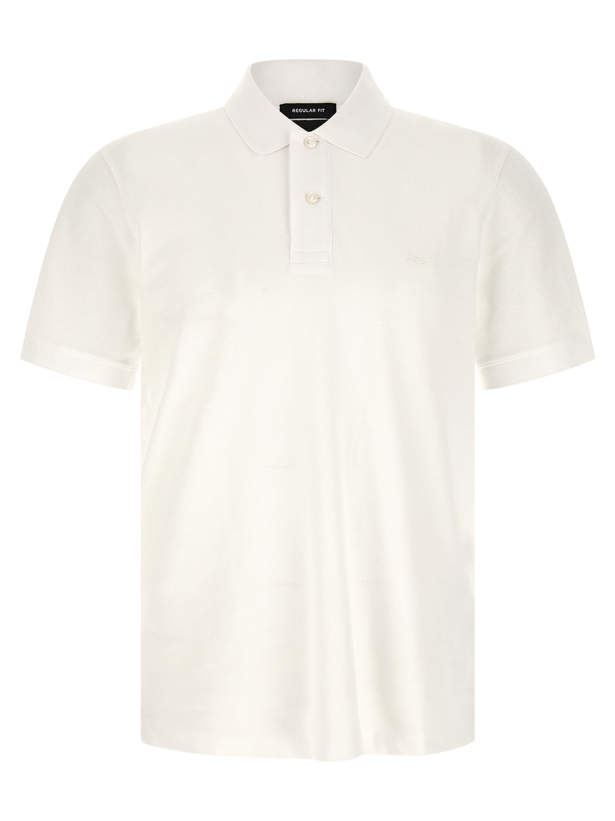 Polo en coton blanc Hugo Boss, modèle Pallas