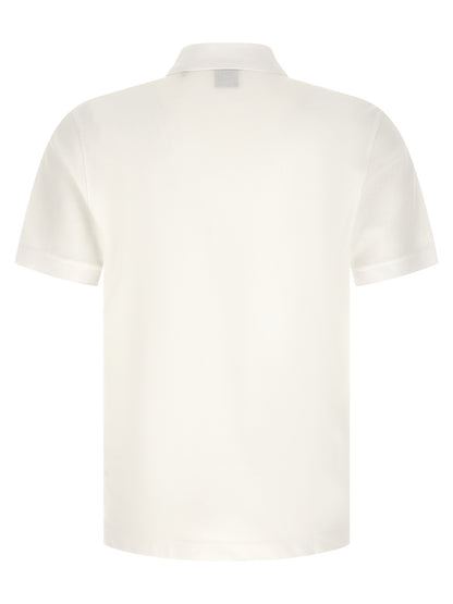 Polo en coton blanc Hugo Boss, modèle Pallas