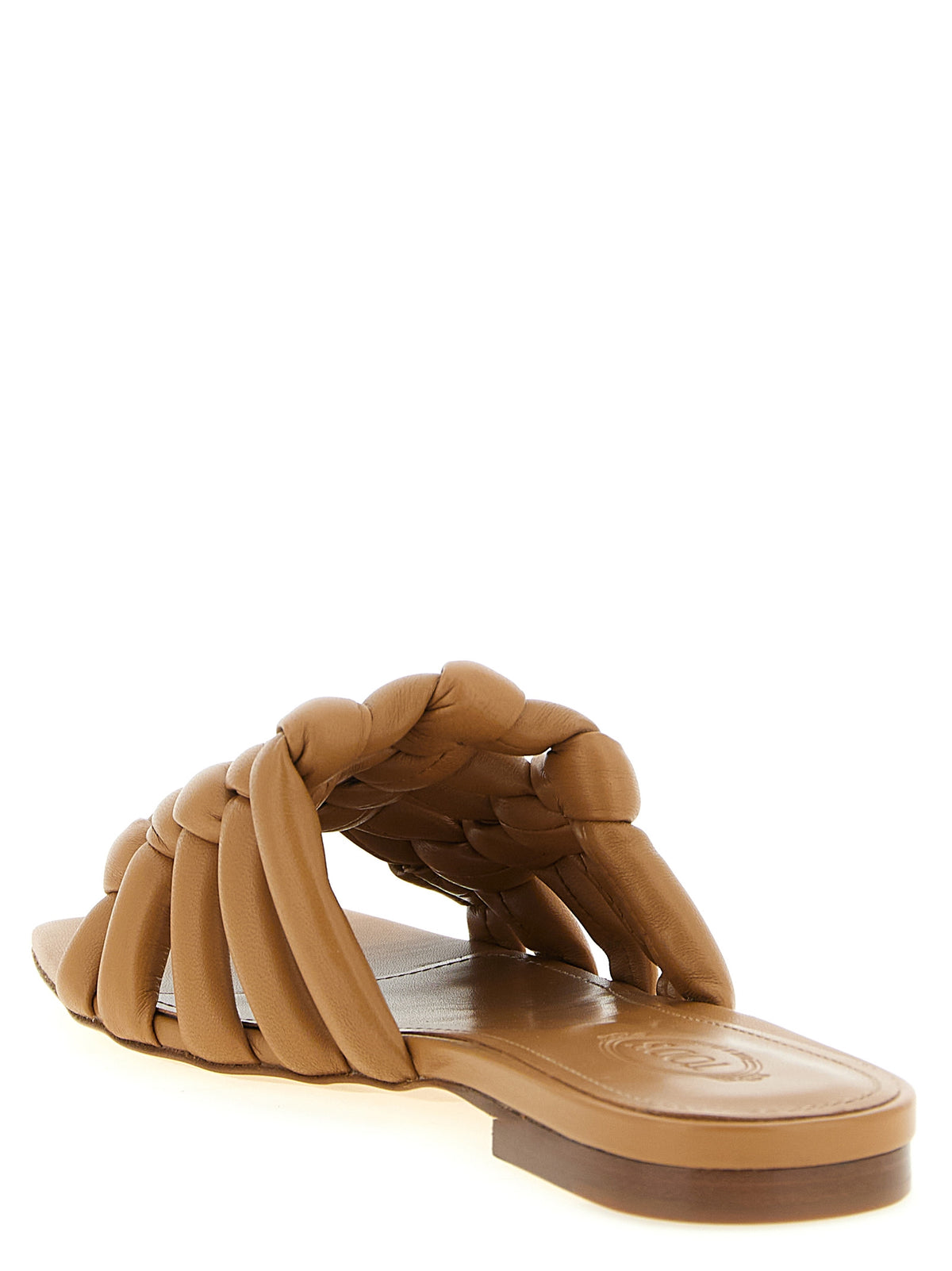 Sandalias Diadema Marrón De Piel De Cordero Nappa Tod's