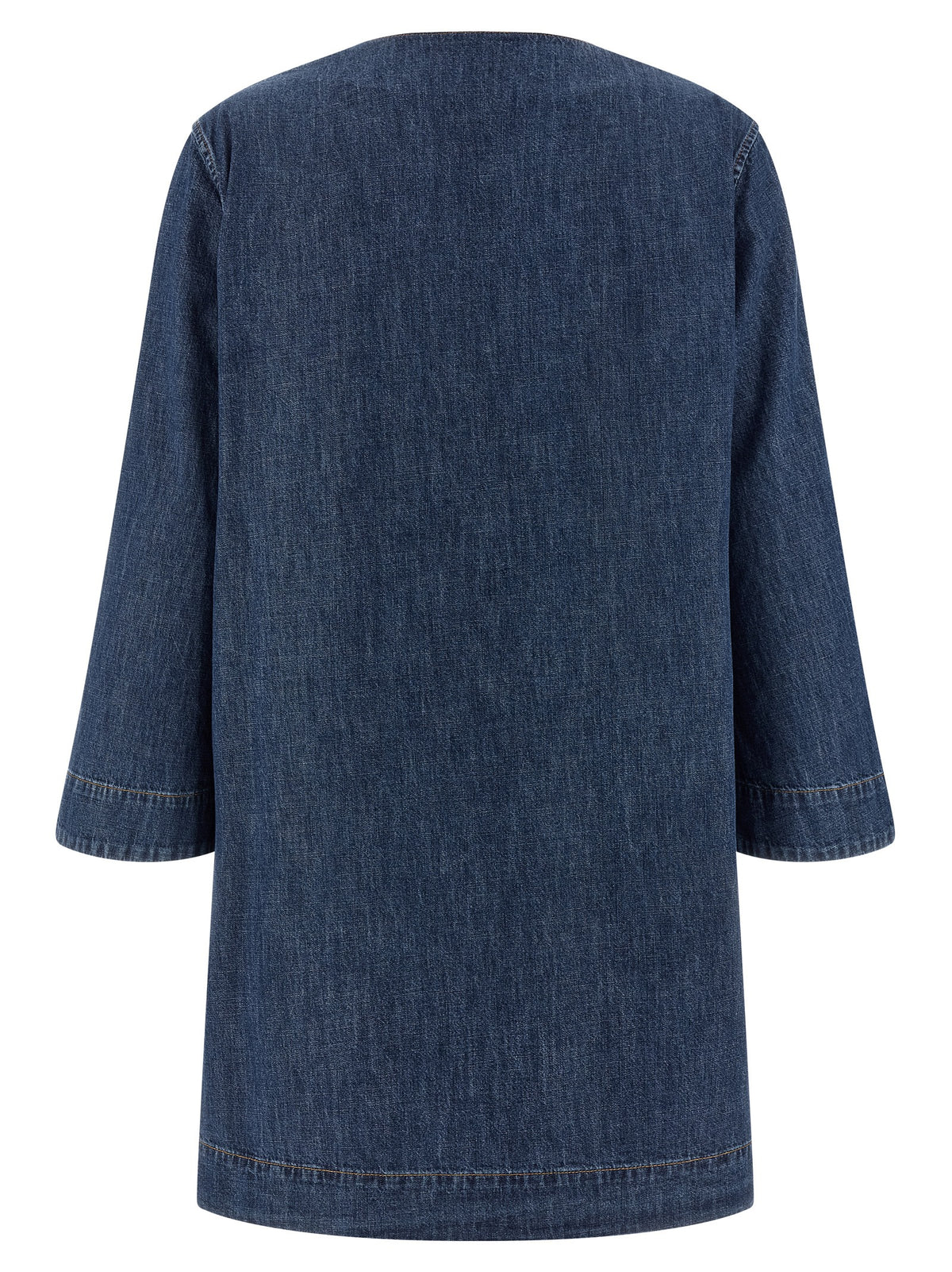 Valentino Garavani Pure Blue Cotton Short Dress