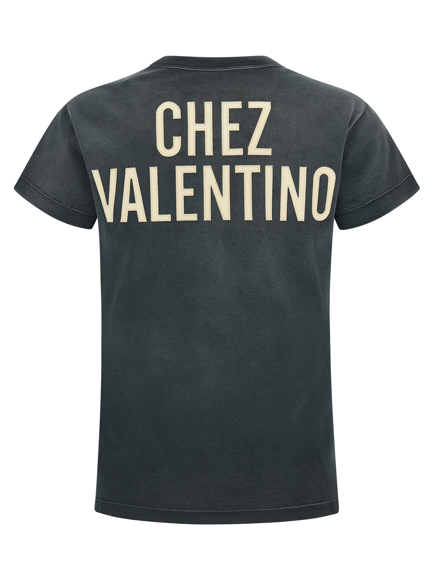 T-shirt en coton gris Valentino Garavani