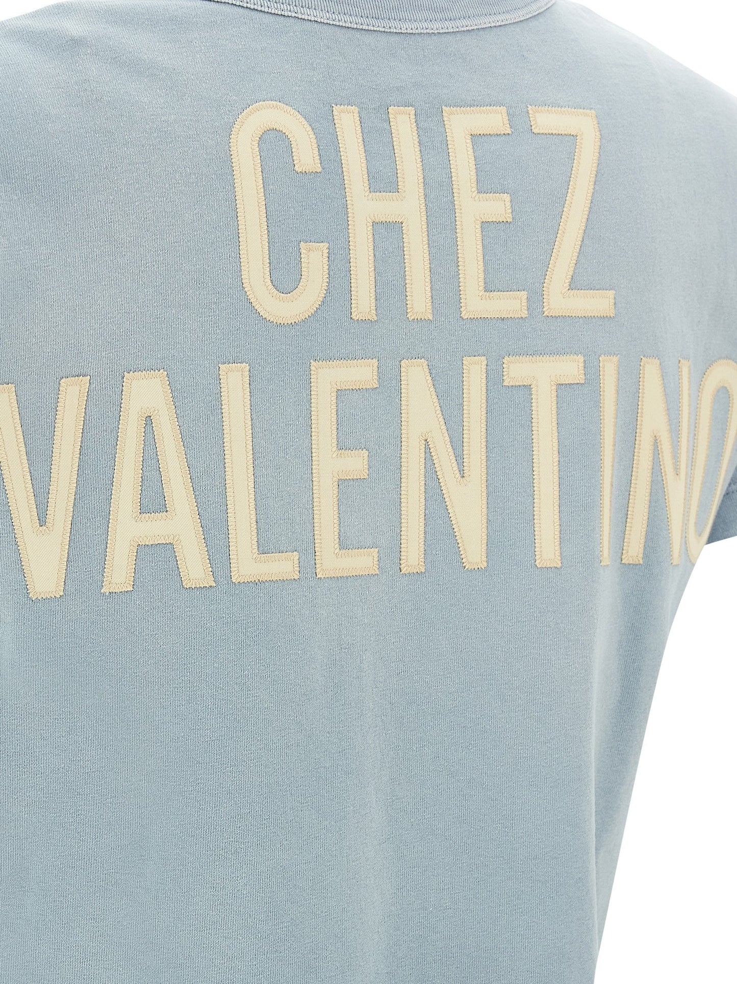 T-shirt Valentino Garavani en coton bleu