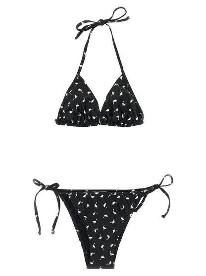 Bikini Moschino bicolor de poliéster