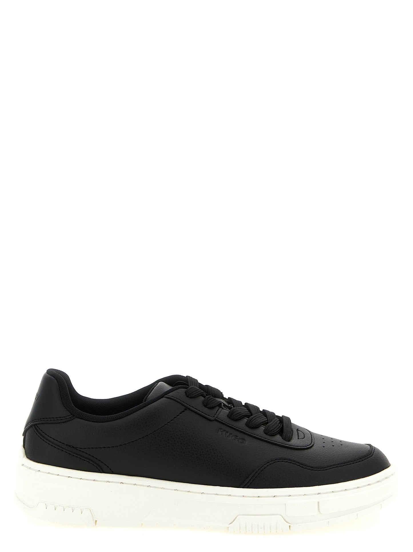 Zapatillas bajas de poliéster negras Hugo Boss