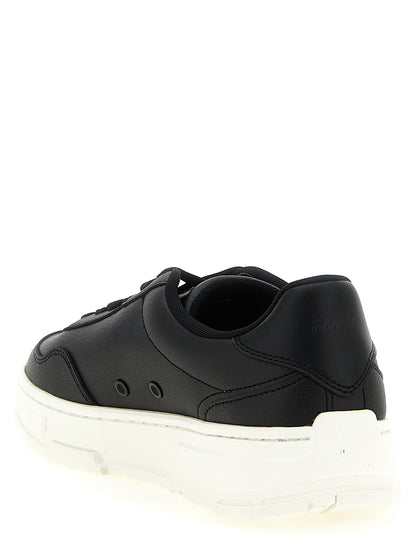 Zapatillas bajas de poliéster negras Hugo Boss
