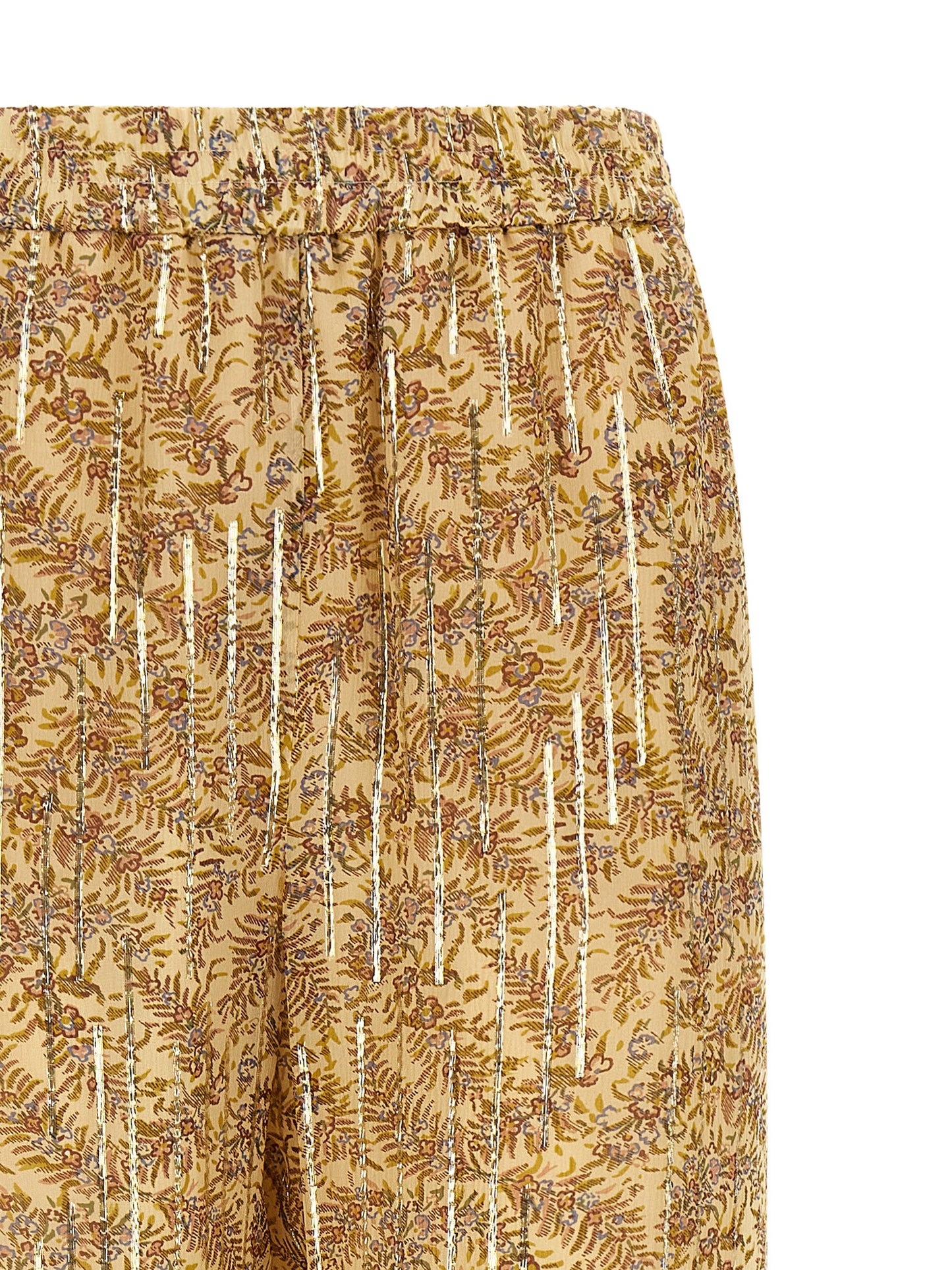 Pantalones Casuales de Seda Multicolor Valentino Garavani