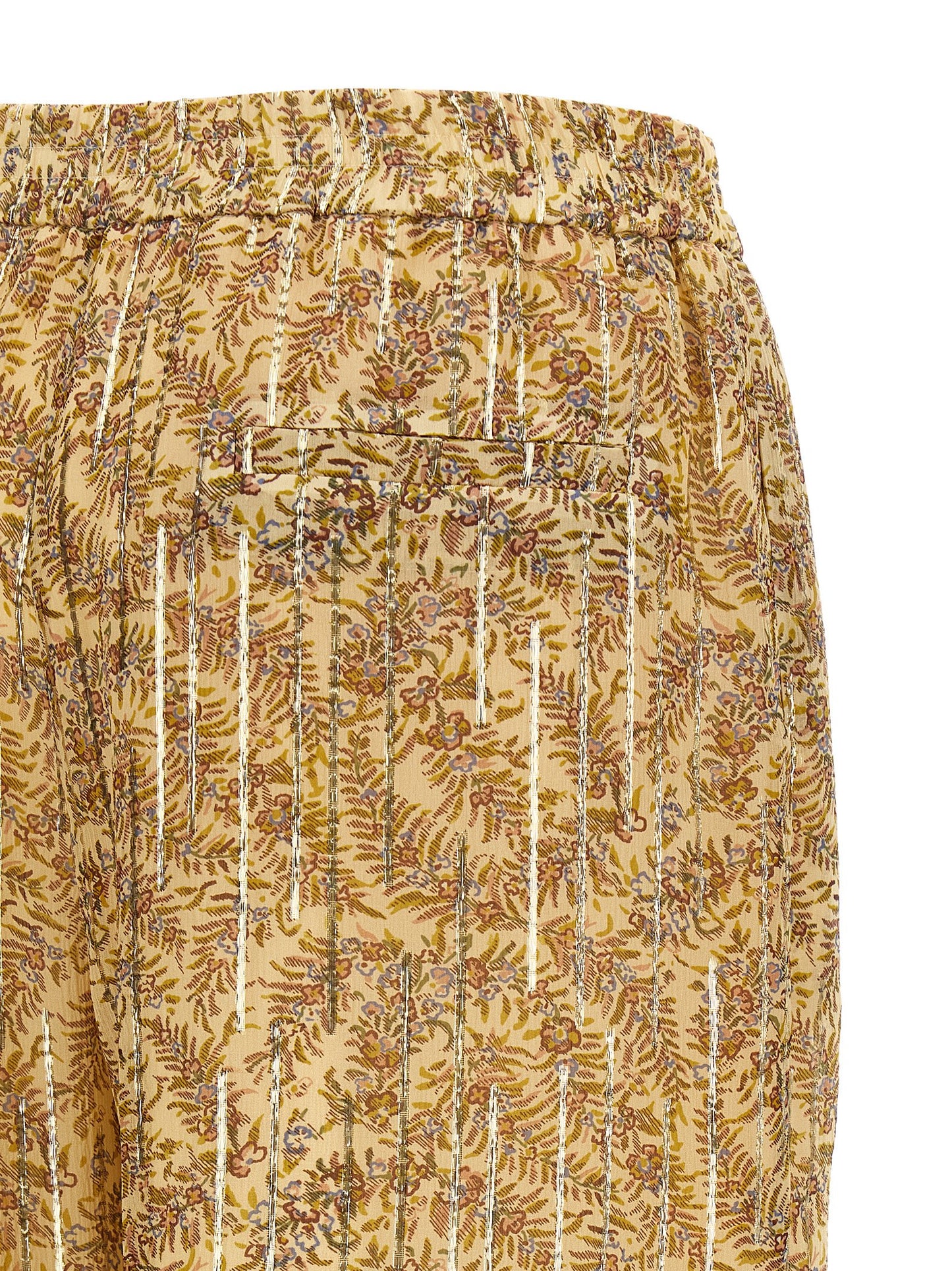 Pantalones Casuales de Seda Multicolor Valentino Garavani