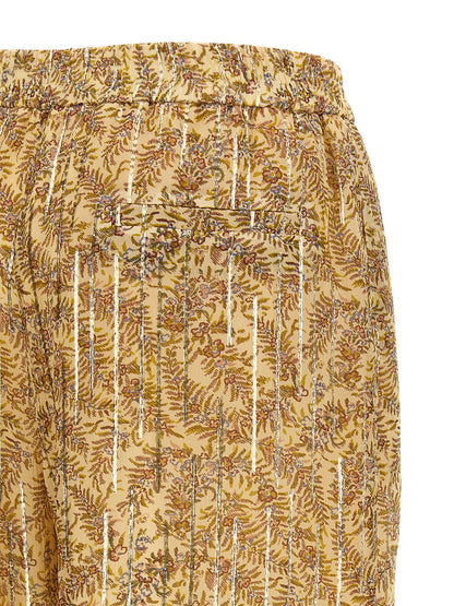 Pantalones Casuales de Seda Multicolor Valentino Garavani
