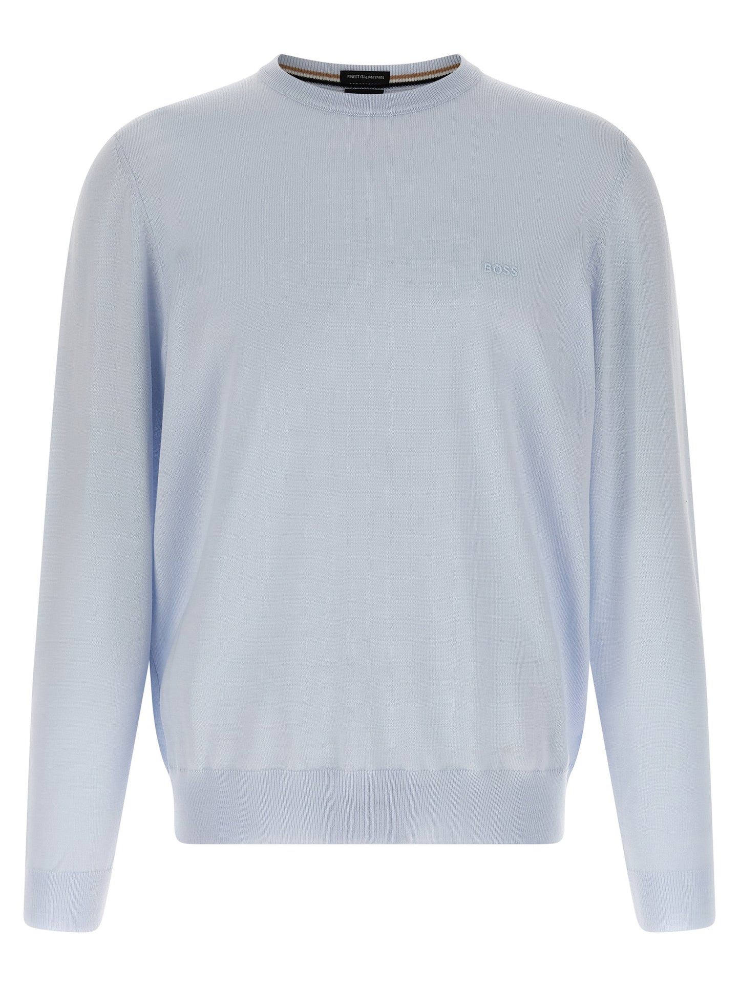 Cárdigan Hugo Boss azul de lana virgen