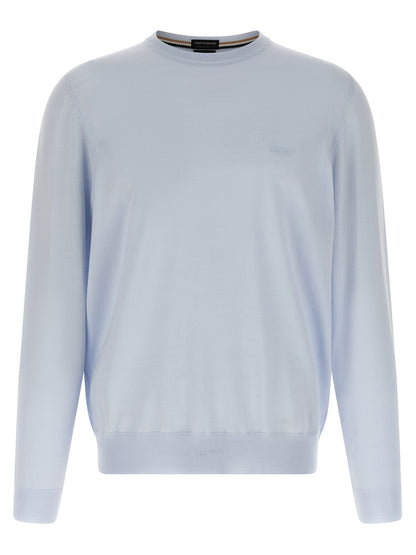 Cárdigan Hugo Boss azul de lana virgen