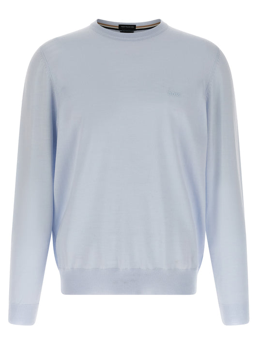 Cardigan Hugo Boss bleu en laine vierge