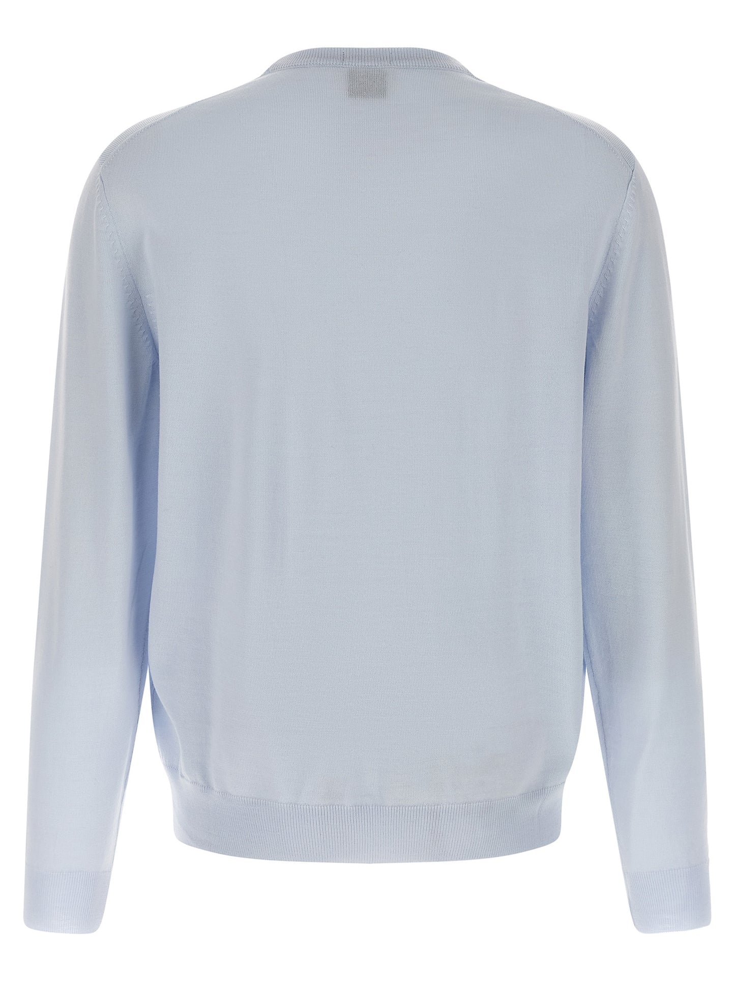 Cárdigan Hugo Boss azul de lana virgen