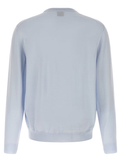 Cárdigan Hugo Boss azul de lana virgen