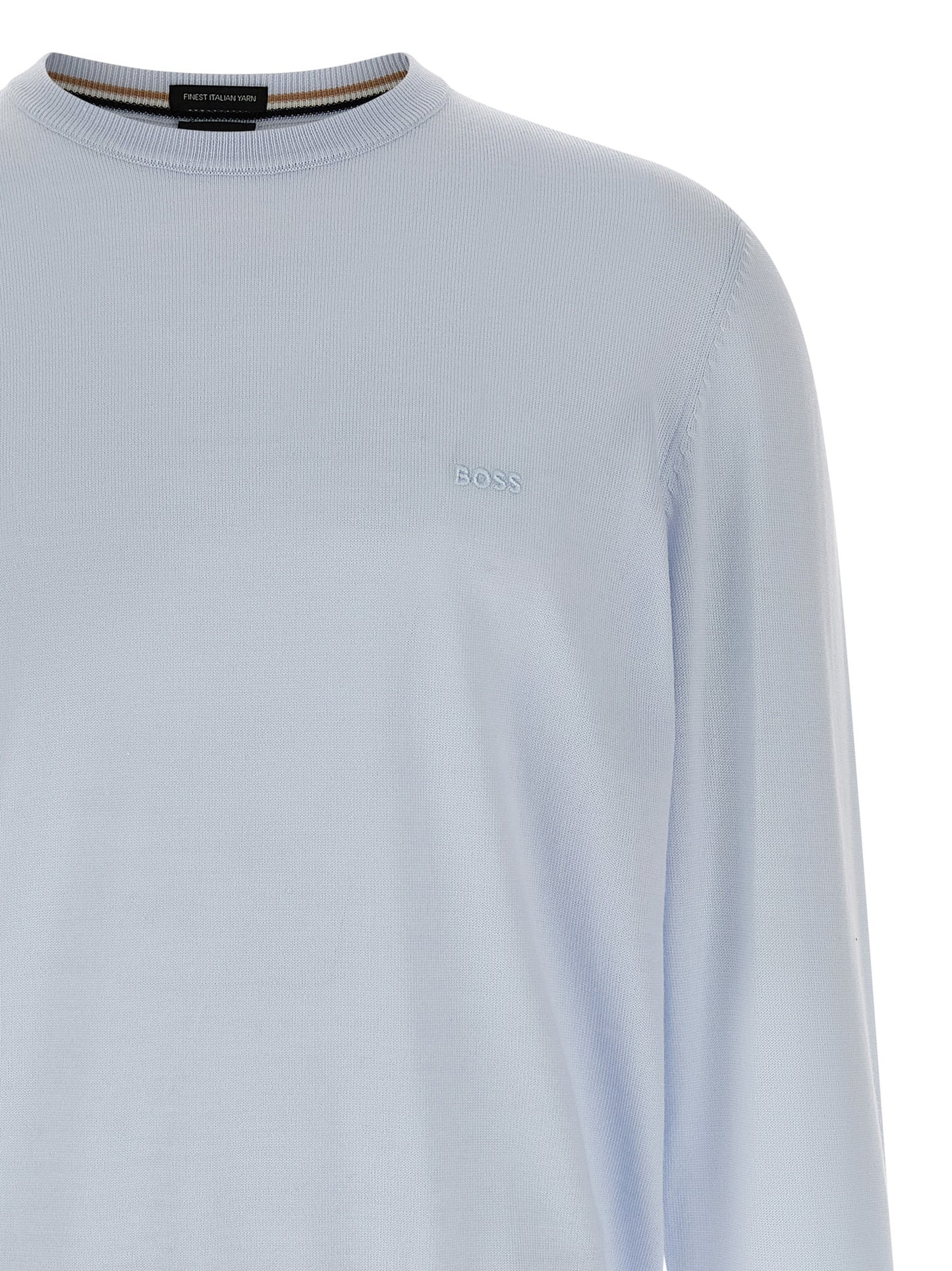 Cárdigan Hugo Boss azul de lana virgen