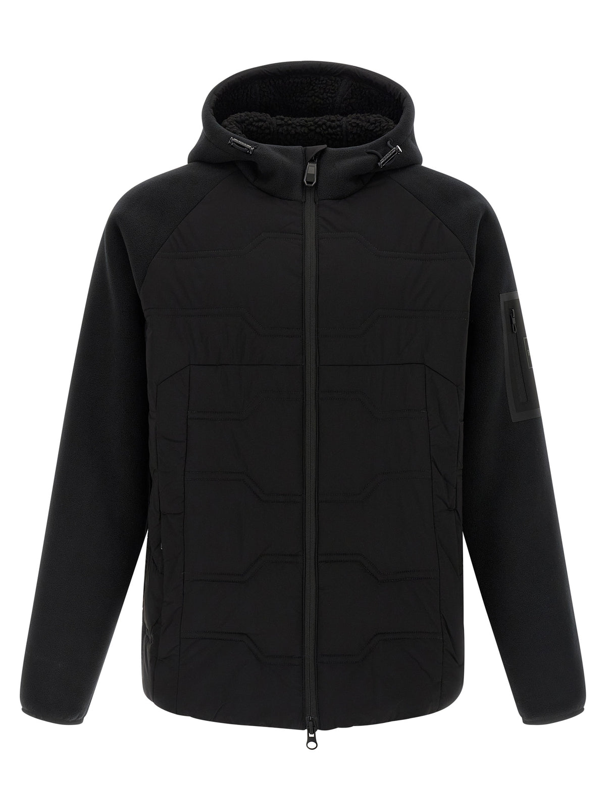 Hugo Boss Chaqueta Shell Negra Con Aislamiento Térmico
