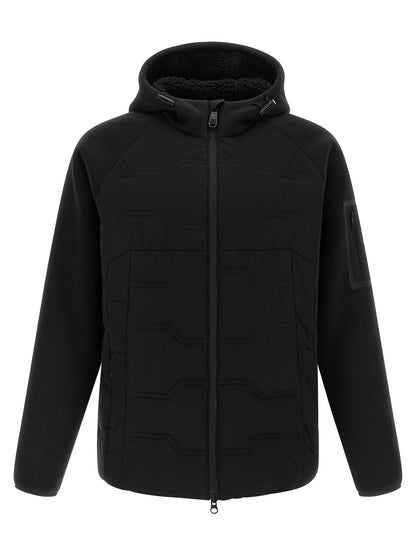 Hugo Boss Chaqueta Shell Negra Con Aislamiento Térmico
