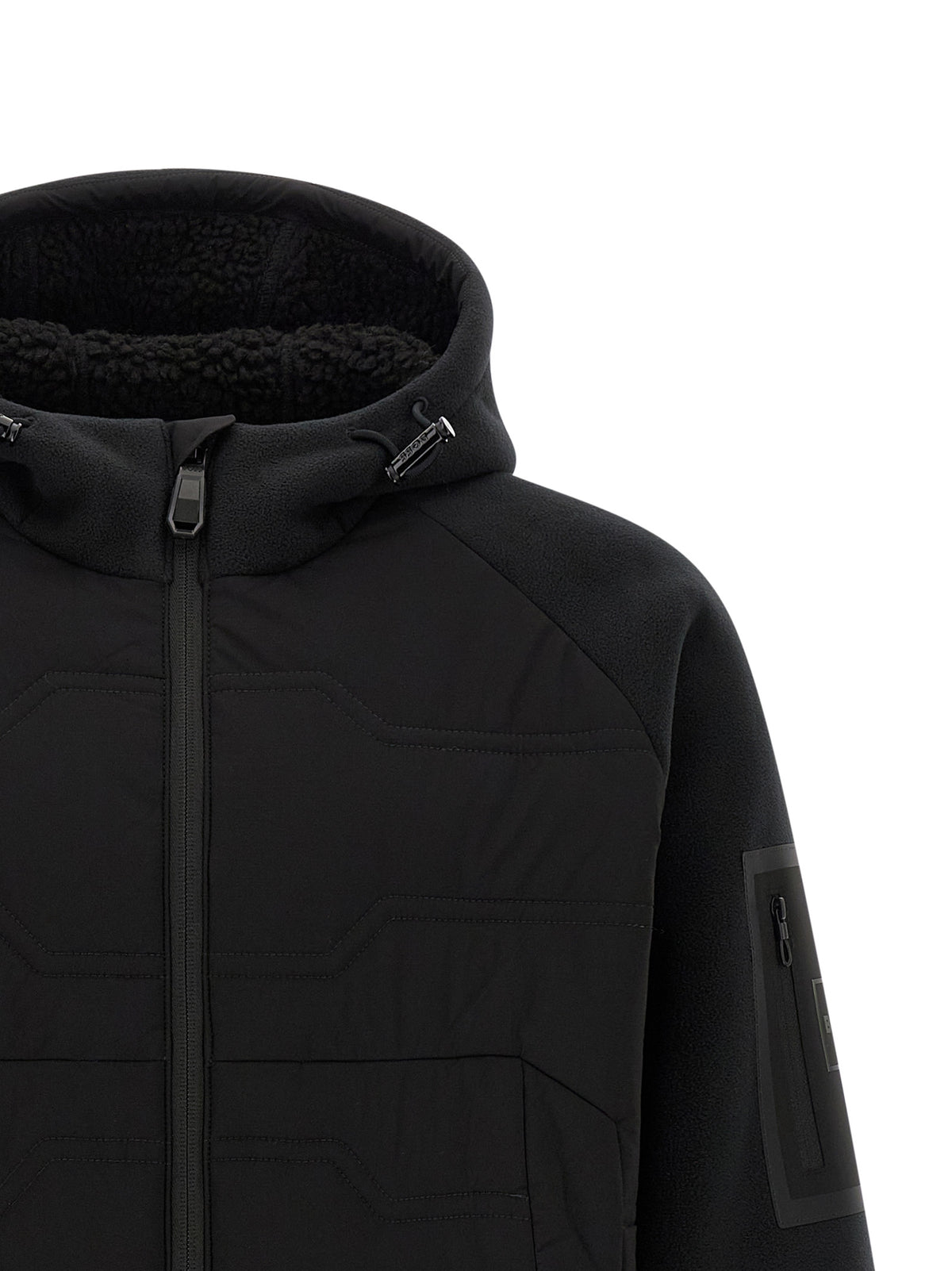 Hugo Boss Chaqueta Shell Negra Con Aislamiento Térmico