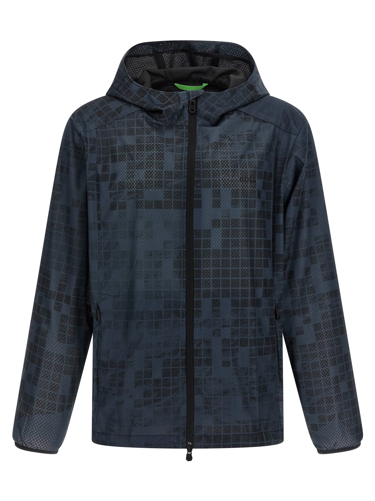 Blouson Hugo Boss en caoutchouc bleu