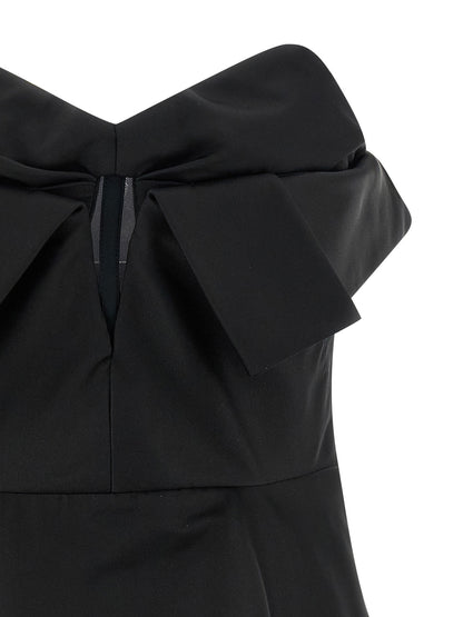 Alexander McQueen Camisetas sin mangas de poliéster negras