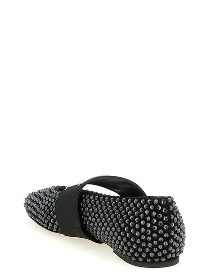 Zapatillas Ballet Givenchy De Piel De Becerro Negras