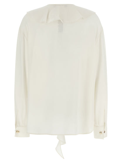 Max Mara Blusa de Seda Blanca