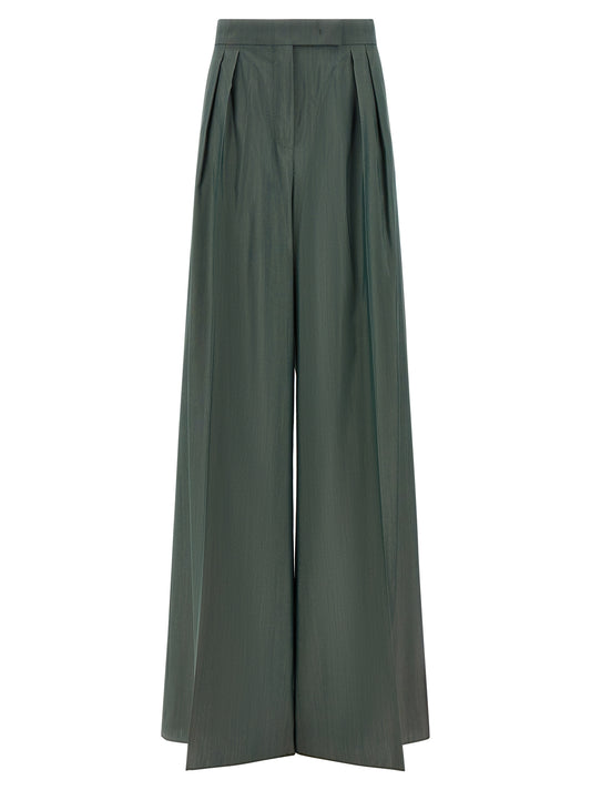Pantalones casuales Max Mara de lana virgen bicolor