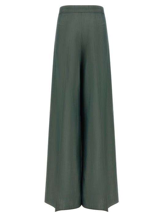 Pantalones casuales Max Mara de lana virgen bicolor