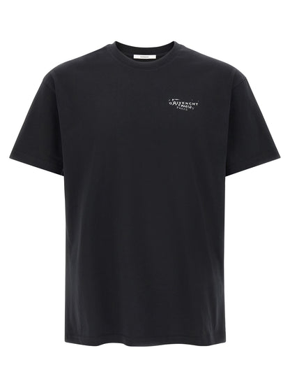 Camiseta negra de algodón Givenchy