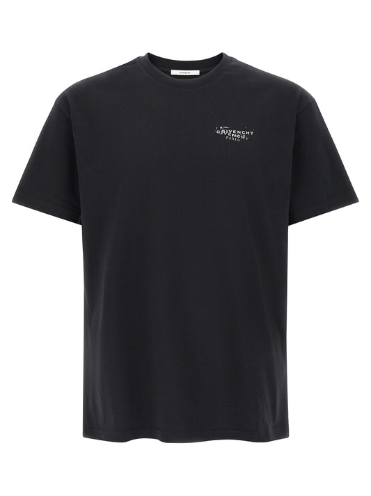 Camiseta negra de algodón Givenchy