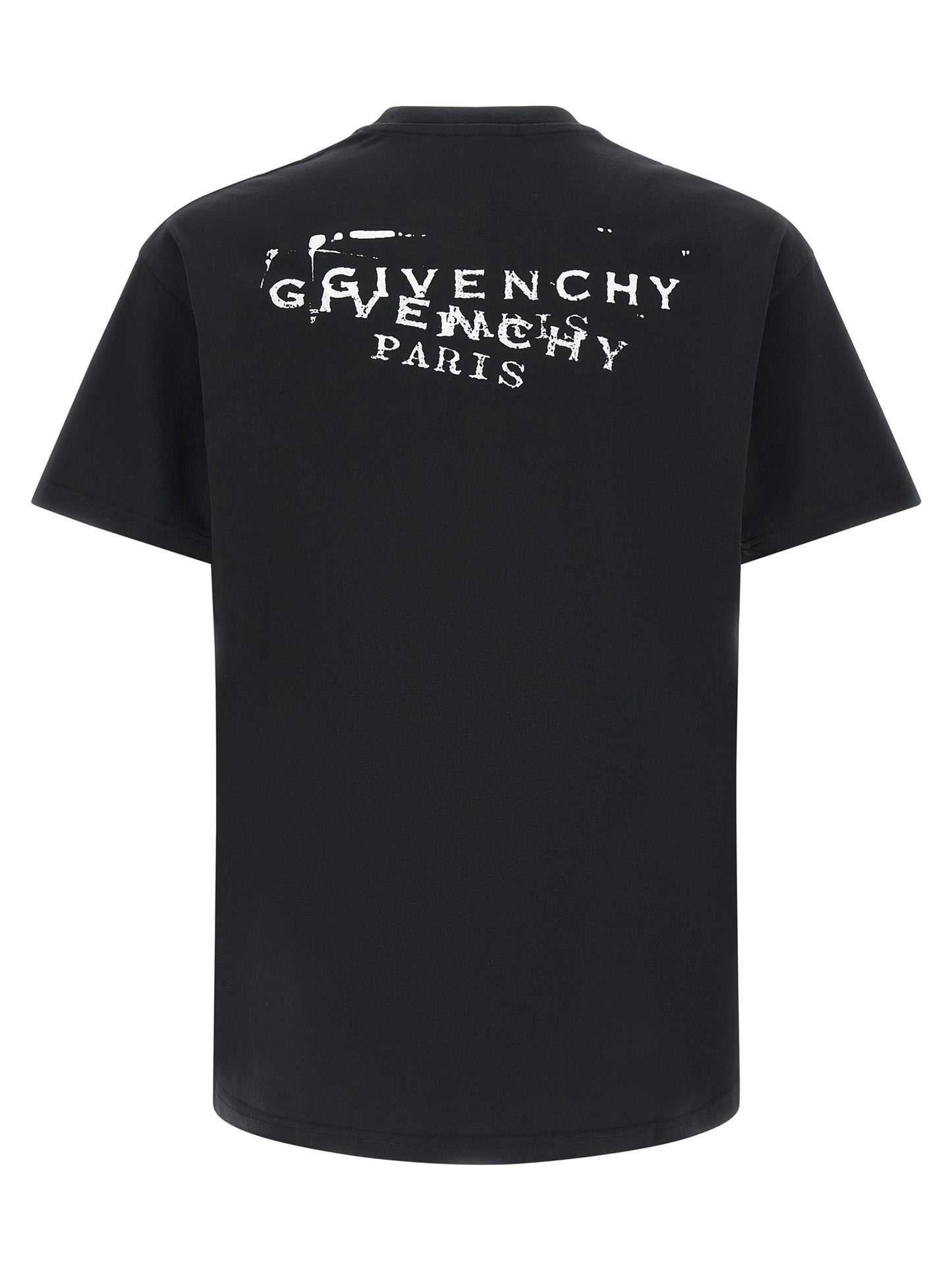 Camiseta negra de algodón Givenchy