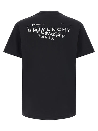 Camiseta negra de algodón Givenchy