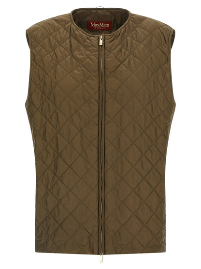 Abrigo bicolor de lana virgen Max Mara