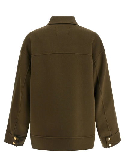 Abrigo bicolor de lana virgen Max Mara