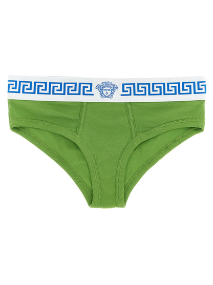 Calzoncillos bóxer de algodón bicolor Versace