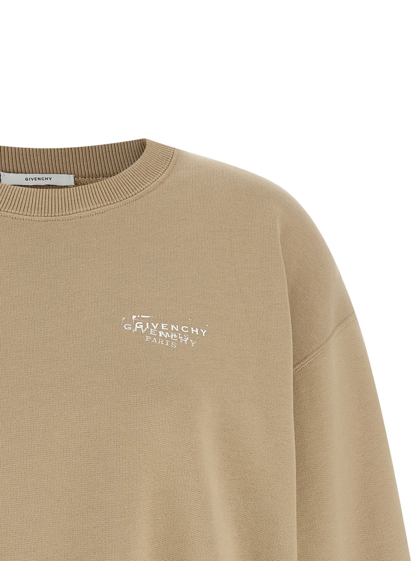 Sudadera Givenchy de algodón beige