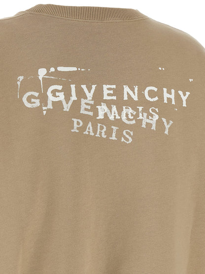 Sudadera Givenchy de algodón beige