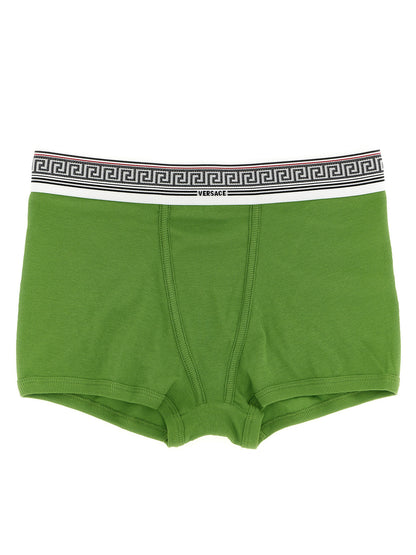 Calzoncillos bóxer de algodón bicolor Versace