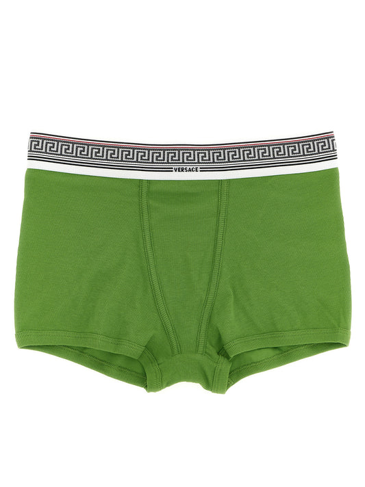 Calzoncillos bóxer de algodón bicolor Versace