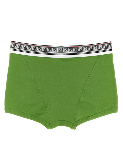 Calzoncillos bóxer de algodón bicolor Versace
