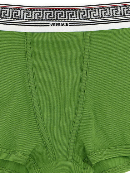 Calzoncillos bóxer de algodón bicolor Versace