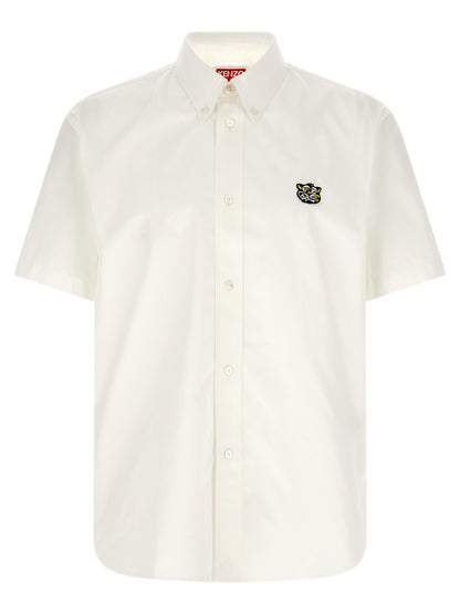 Blusa blanca de algodón Kenzo