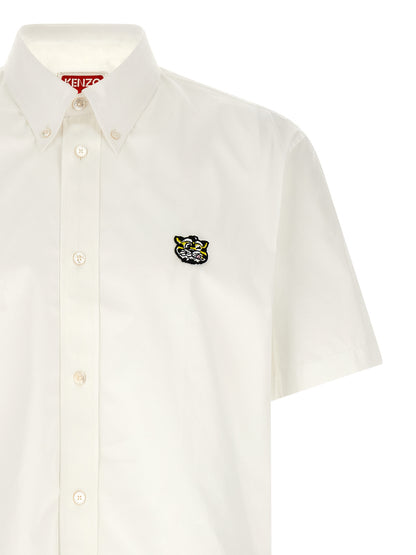Blusa blanca de algodón Kenzo