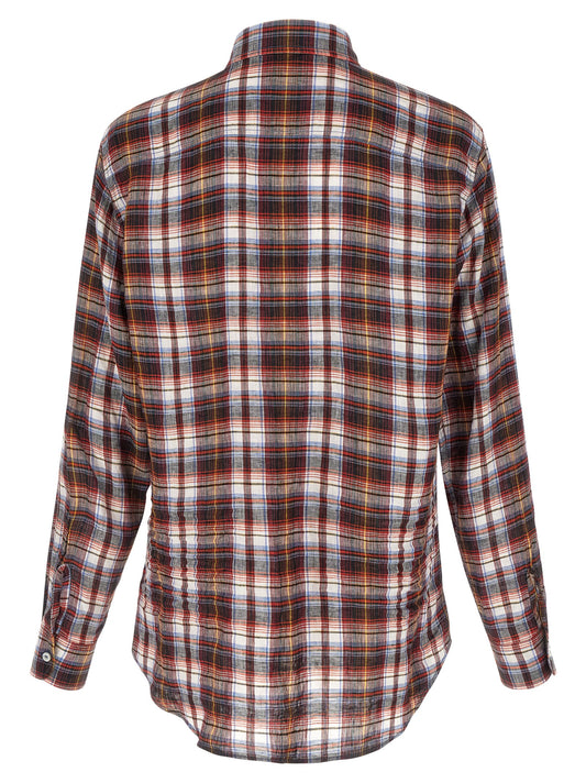 Blusa de lino multicolor Dsquared²