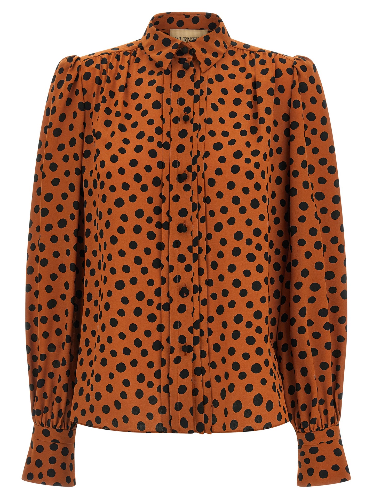 Blusa de seda naranja Valentino Garavani