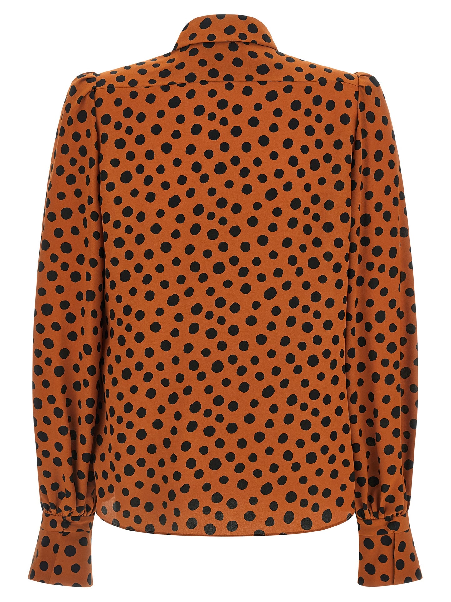 Blusa de seda naranja Valentino Garavani