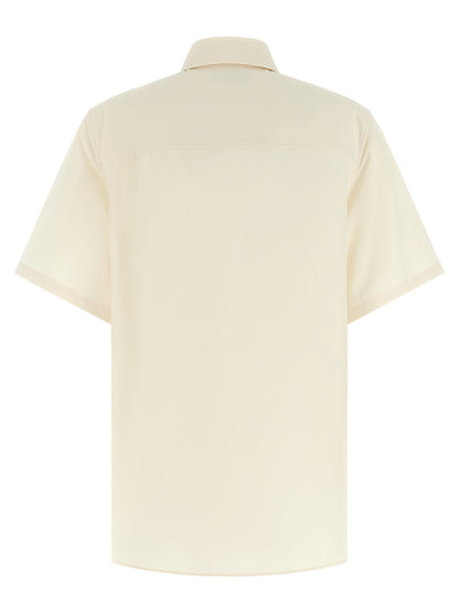 Blusa de algodón beige de Ferragamo