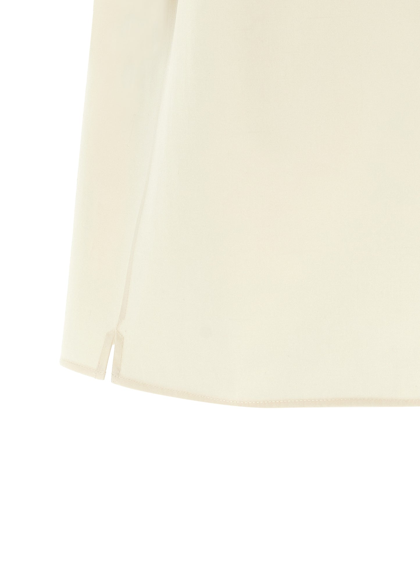 Blusa de algodón beige de Ferragamo